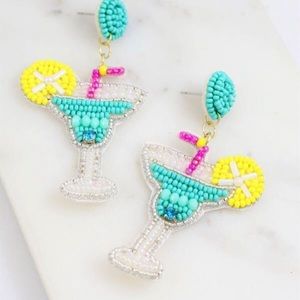 Margarita beaded earrings